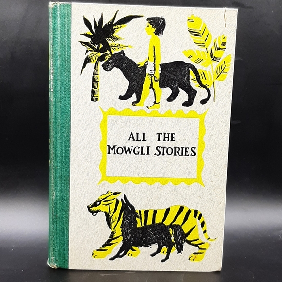 All The Mowgli Stories by Rudyard Kipling 1895 Junior Deluxe Edition Hardcover - Picture 1 of 10